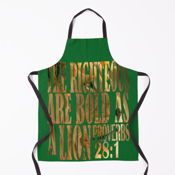 Item preview, Bible verse Proverbs 28:1 The Righteous Are Bold as a Lion designed and sold by Roland1980.