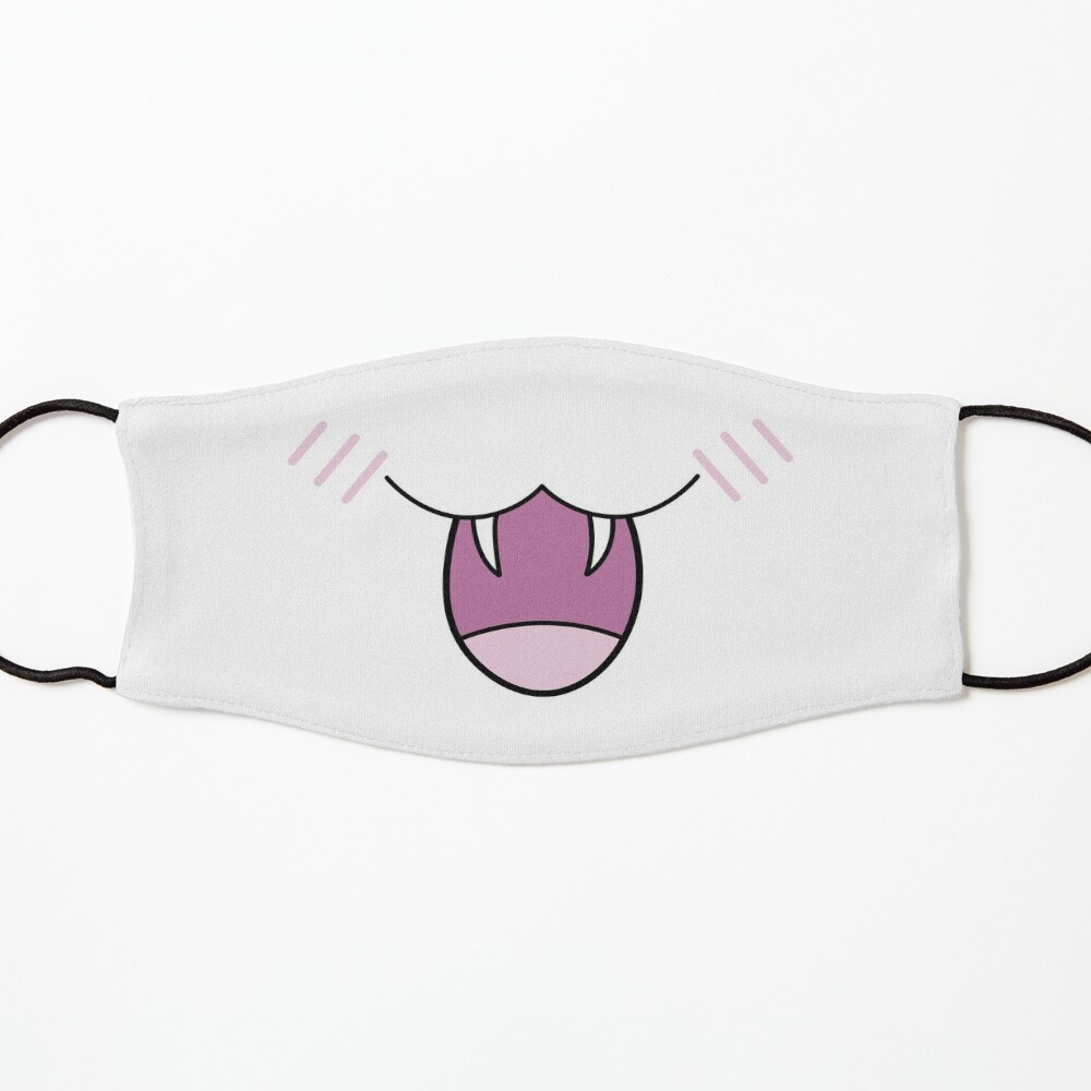 Roblox White Bunny Face Mask By Shinobu San Redbubble - roblox case face masks redbubble