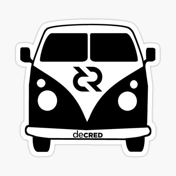 Decred van Sticker