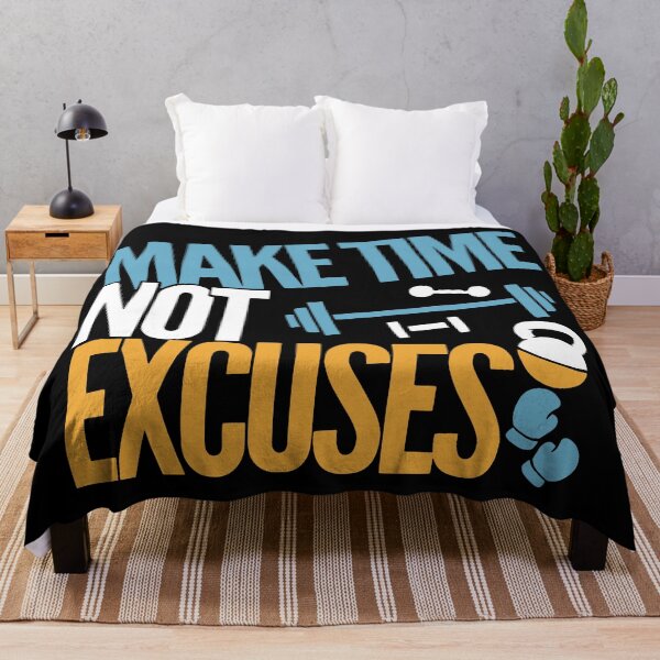 Item preview, Make Time Not Excuses - Workout Motivation Gift designed and sold by Sandra78.