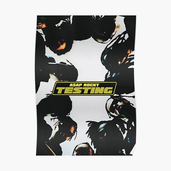 A$AP ROCKY "TESTING" A3 size extended album Poster
