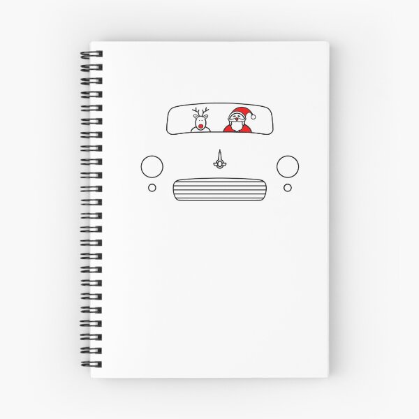 Item preview, Morris "Moggy" Minor classic British car Christmas special (no text) designed and sold by soitwouldseem.