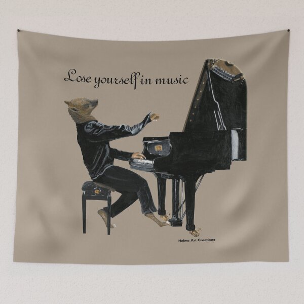 Item preview, Jazz Piano Player Fantasy Artwork designed and sold by HelmsArt.
