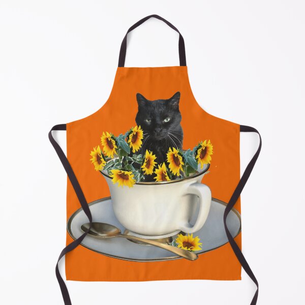 Artikelvorschau, Black Cat Sunflower Blossoms Coffee Cup entworfen und verkauft von Move-Art.