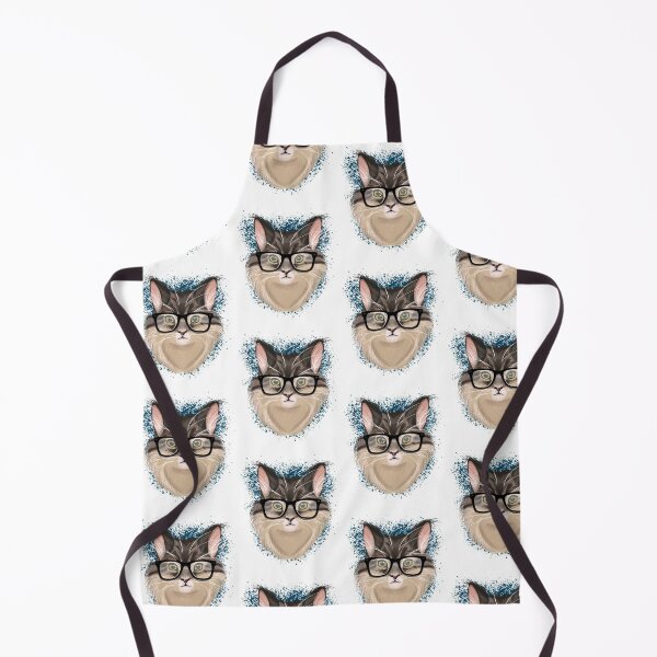 Item preview, kitty with glasses designed and sold by ColorCollection.