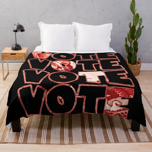Item preview, Vote Red Typography designed and sold by aventi24.