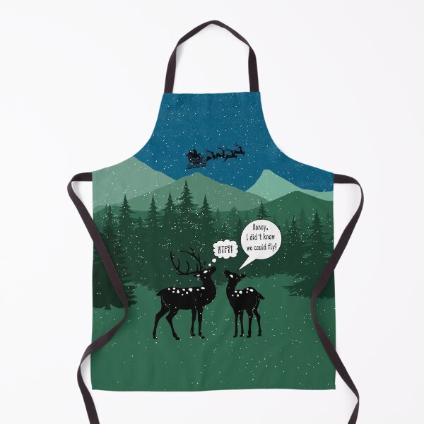 Item preview, Flying reindeer designed and sold by just-art.