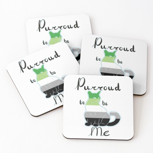 Item preview, Purroud To Be Me Aro Pride Cat designed and sold by Earthen-Angel.