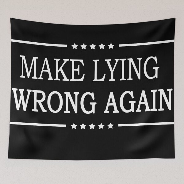Item preview, Make lying afraid again vote 2020 shirt designed and sold by FHdesigns.