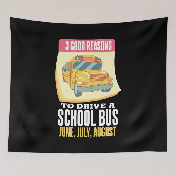 Item preview, Funny School Bus Driver Gift - June July August designed and sold by Sandra78.