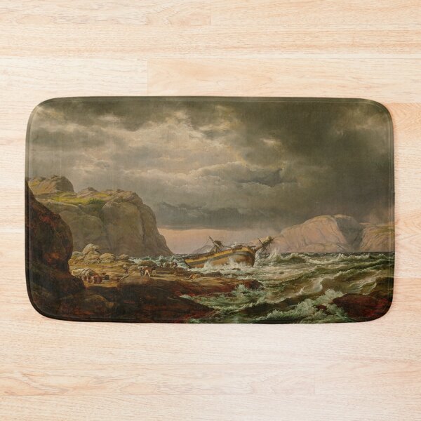 Item preview, Johan Christian Dahl: Shipwreck on the Coast of Norway, 1832 designed and sold by Vintage Wall Art.