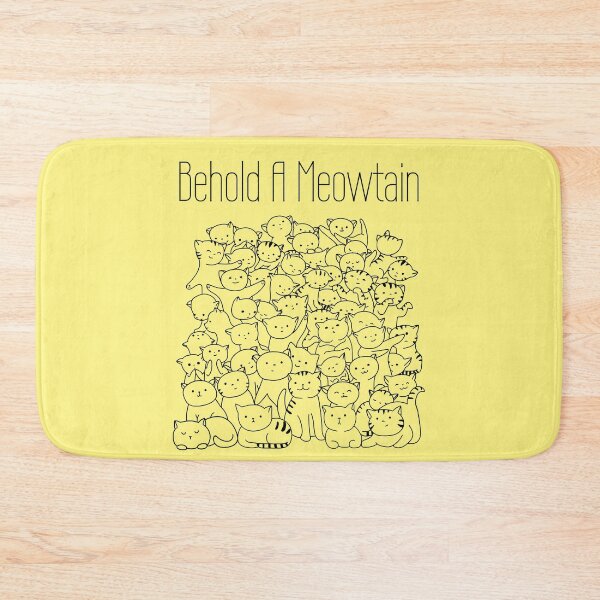 Item preview, Behold A Meowtain - Funny Cat Mountain Design designed and sold by K-icon.