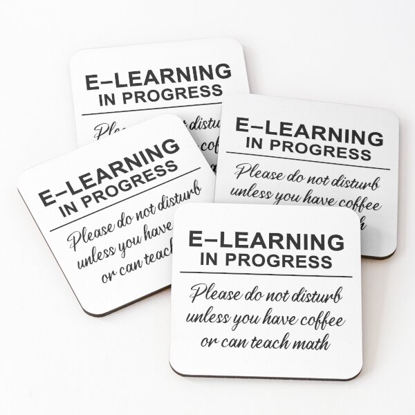 Item preview, E-Learning in progress Distance Virtual Learning Online ELearning Gift designed and sold by clothesy7.