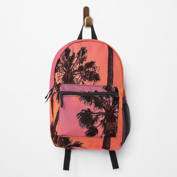 Item preview, Palm trees, with pinkish background/ sunset designed and sold by priyankajustine.