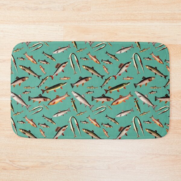 Item preview, Natural Fish pattern  designed and sold by joanaoberg.