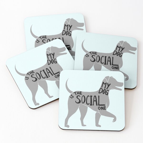 Item preview, Grey Social dog designed and sold by Lady Dragonwren.