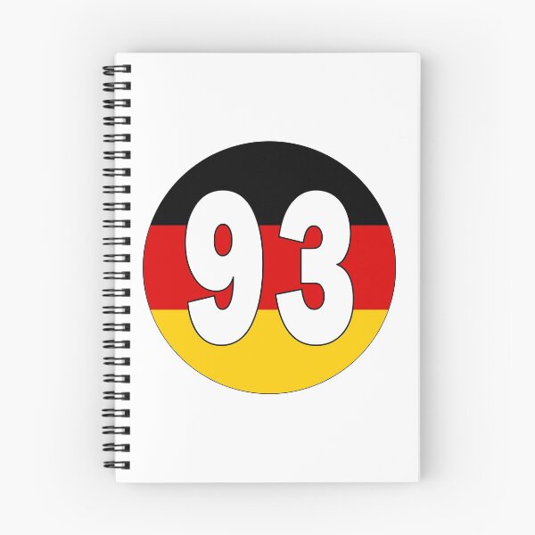 Item preview, Number 93 with Germany flag on the background designed and sold by AllShirts21.