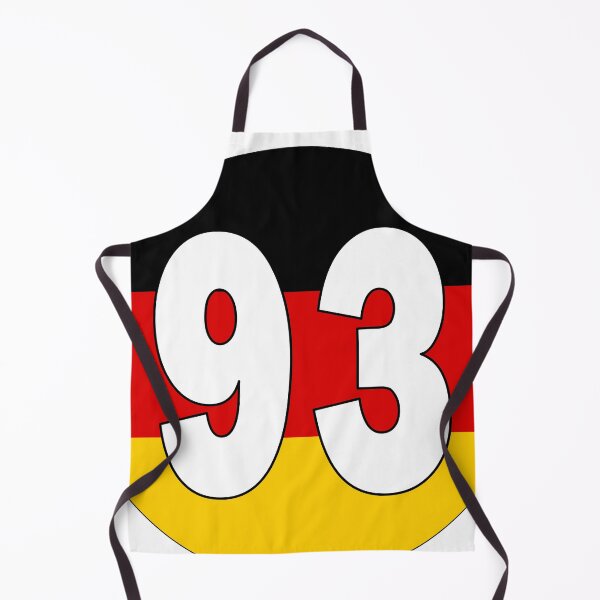 Item preview, Number 93 with Germany flag on the background designed and sold by AllShirts21.