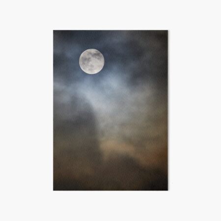 Shrouded Moon Art Board Print
