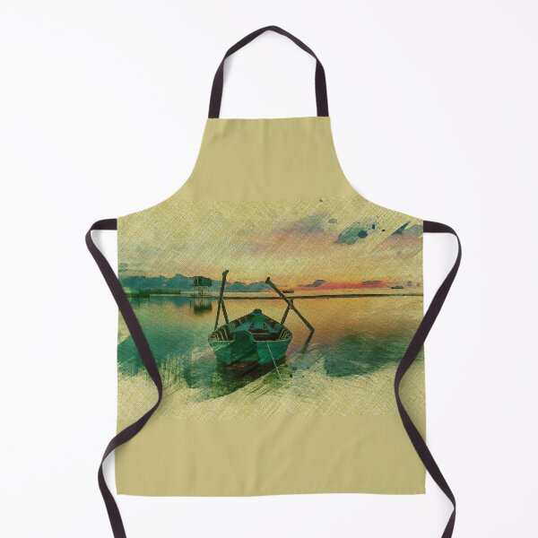 Item preview, Sunset Lake Scenery designed and sold by gooddesignart.