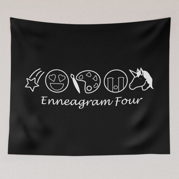 Item preview, Enneagram 4 T-Shirt | Enneagram Type 4 | Individualist | Creatives | Enneagram Gifts | Unisex - Men & Women's Tee designed and sold by shaunshirts.