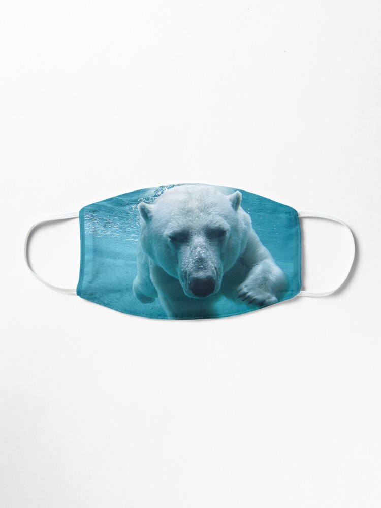 Polar Bear Swimming Laptop Sticker Sticker