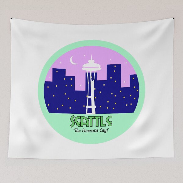Item preview, Seattle Washington Space Needle designed and sold by designbyingrid.