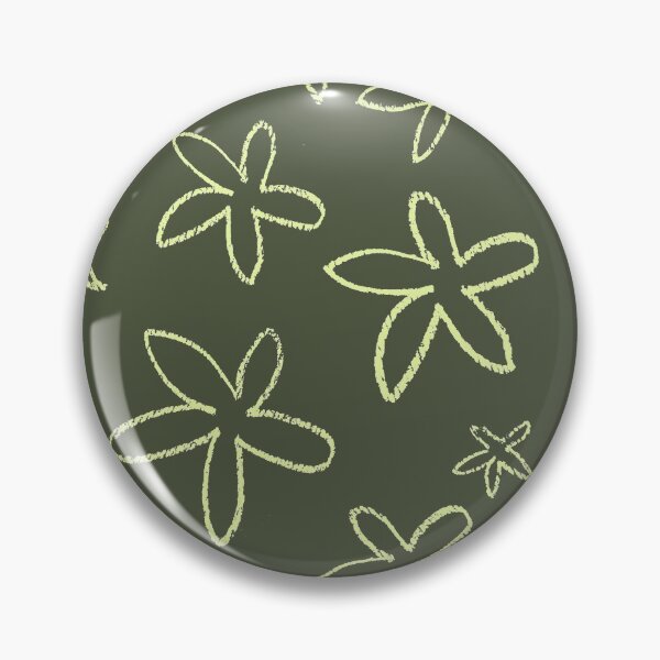 Item preview, Lime and dark green flowers designed and sold by tjf-artworks.