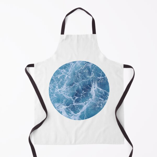 Item preview, Floating Above Another World / Ocean / Waves / Blue / Cruising /Circle / Sticker designed and sold by AnnaWander.