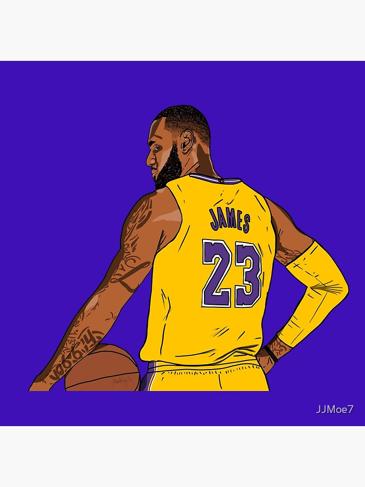 LeBron James Jersey Back Art Print for Sale by JJMoe7