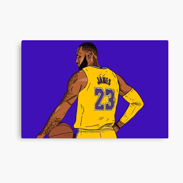 LA LeBron James Canvas Print for Sale by JJMoe7