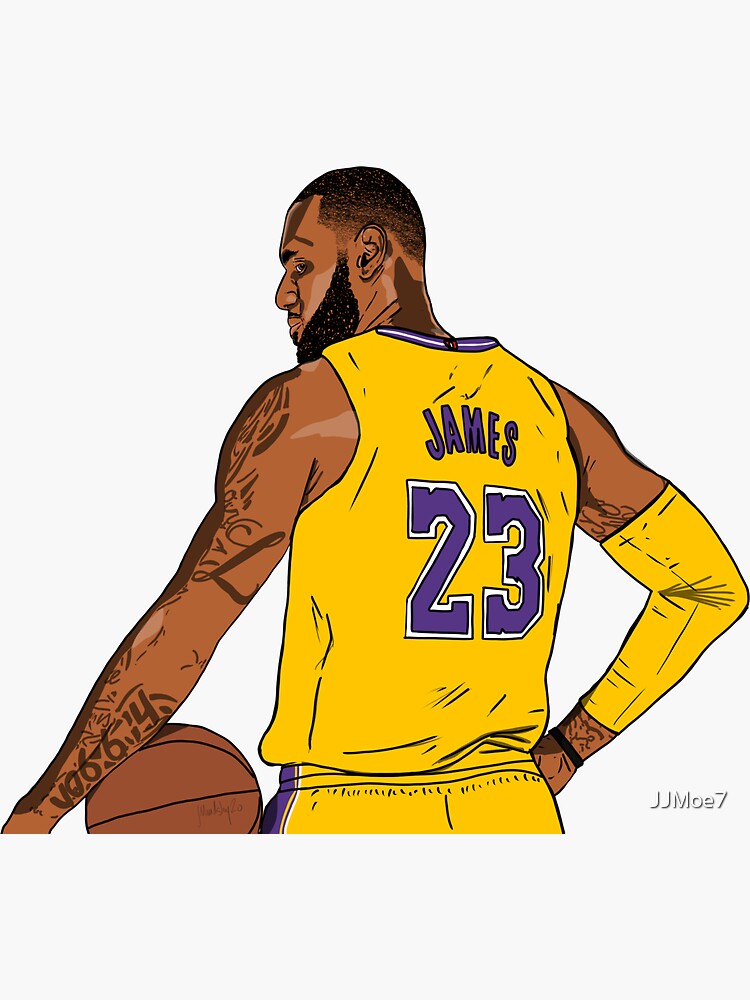 LeBron James Jersey Back Art Print for Sale by JJMoe7