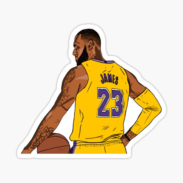 Lebron James LA Lakers Stickers (Pack Of 5) – Unique3ree | lupon.gov.ph