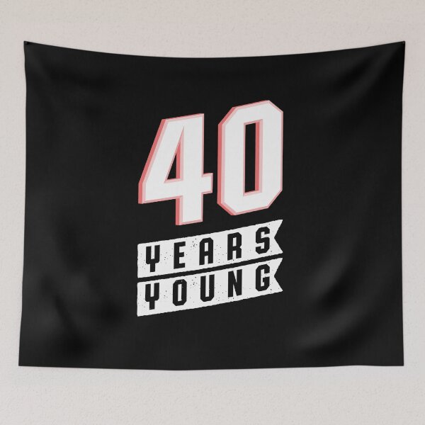 Item preview, 40 Years Young 40th Birthday Present designed and sold by melomedia.