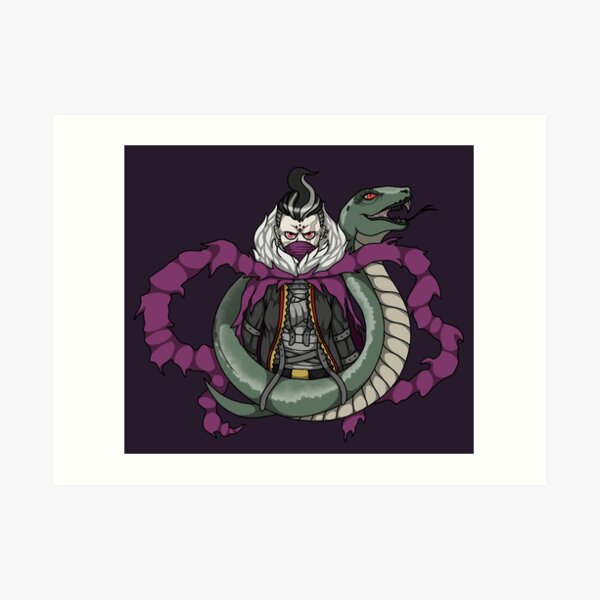 Ultimate Despair Gundham Tanaka Art Print By Charyzard Redbubble