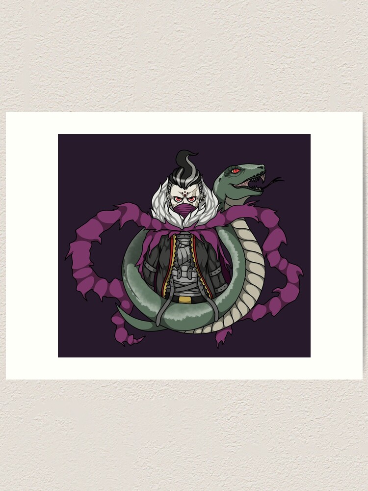 Ultimate Despair Gundham Tanaka Art Print By Charyzard Redbubble