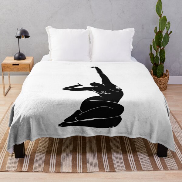 Item preview, Nude figure silhouette illustration - Louie Silhouette designed and sold by TheColourStudy.