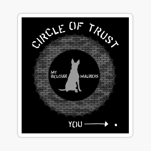 Item preview, Belgian Malinois Circle of Trust Bricks and Barbwire  designed and sold by Malinois  Drive.