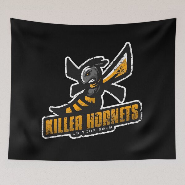Item preview, Killer Hornets US Tour 2020 Cartoon Character Distressed Design designed and sold by Coder-T.