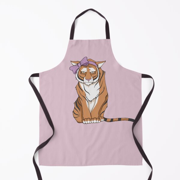 Item preview, Don't Call Me Cute - Tiger in Pink Bow designed and sold by Christina G. Smith.