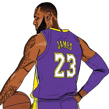 Purple Lakers LeBron Poster for Sale by JJMoe7