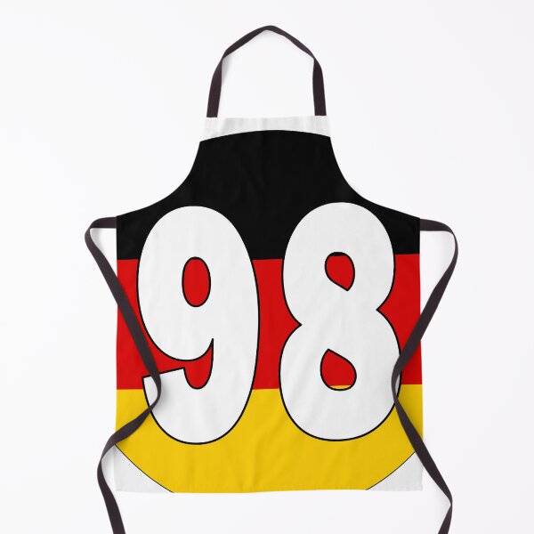 Item preview, Number 98 with Germany flag on the background designed and sold by AllShirts21.