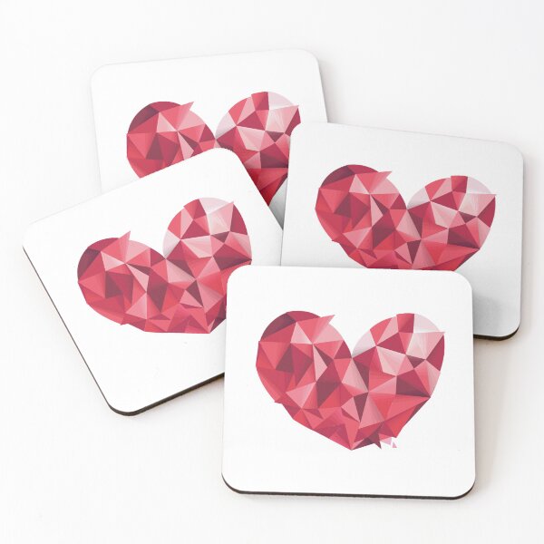 Item preview, Heart geometric pattern designed and sold by ExploreStore.