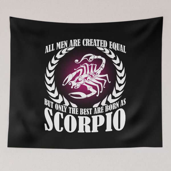 Item preview, Best men are born as scorpio - Awesome scorpio man Gift designed and sold by Teenation9.