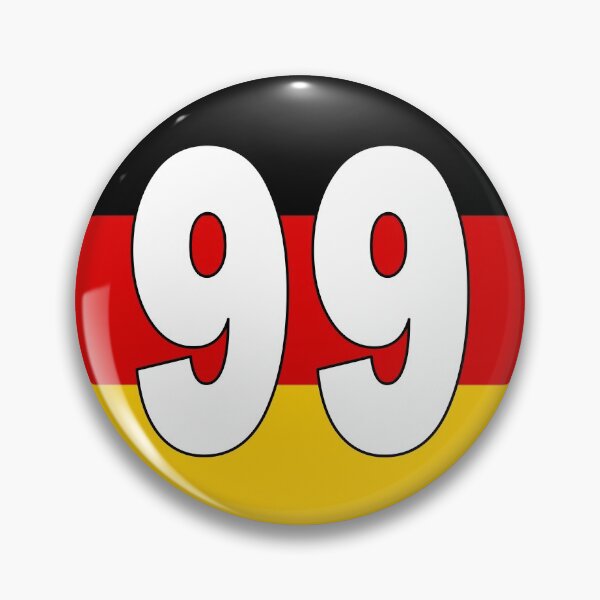 Item preview, Number 99 with Germany flag on the background designed and sold by AllShirts21.