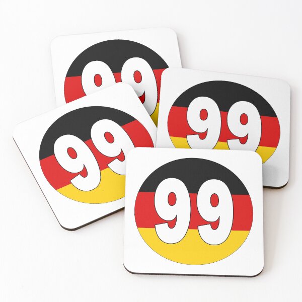 Item preview, Number 99 with Germany flag on the background designed and sold by AllShirts21.