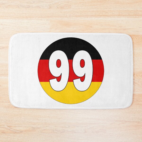 Item preview, Number 99 with Germany flag on the background designed and sold by AllShirts21.