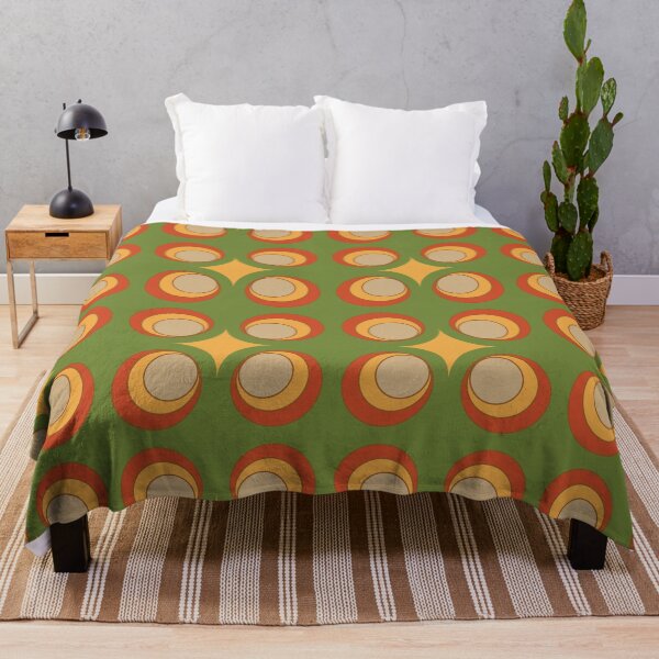 Item preview, Groovy Circular Retro Pattern Design #2 designed and sold by RhubarbMyrtle.