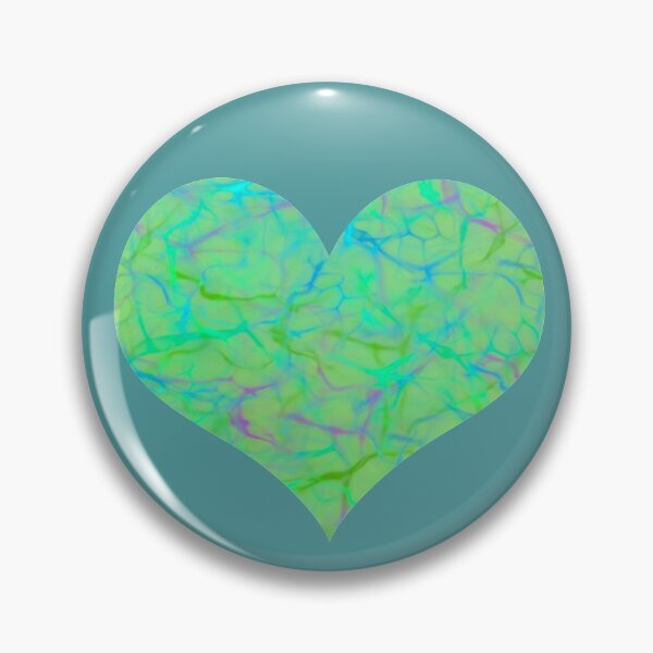 Item preview, Waterworks Pattern Heart Shape designed and sold by AMSonArt.