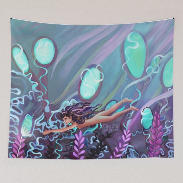 Item preview, Woman Swimming Underwater designed and sold by ThazheLogum.